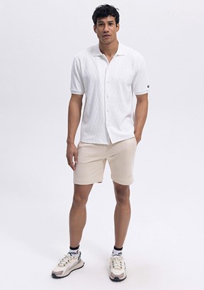 ELLESSE Off White Erkek Basic Gömlek