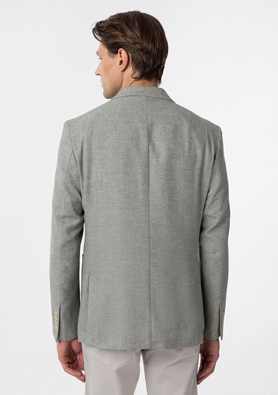 SÜVARİ Yeşil Erkek Slim Ceket