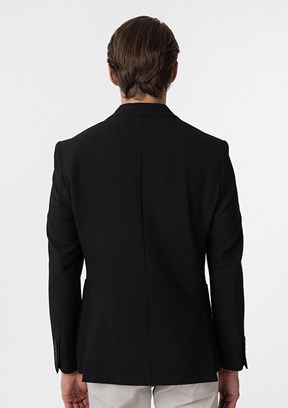 SÜVARİ Siyah Erkek Slim Ceket