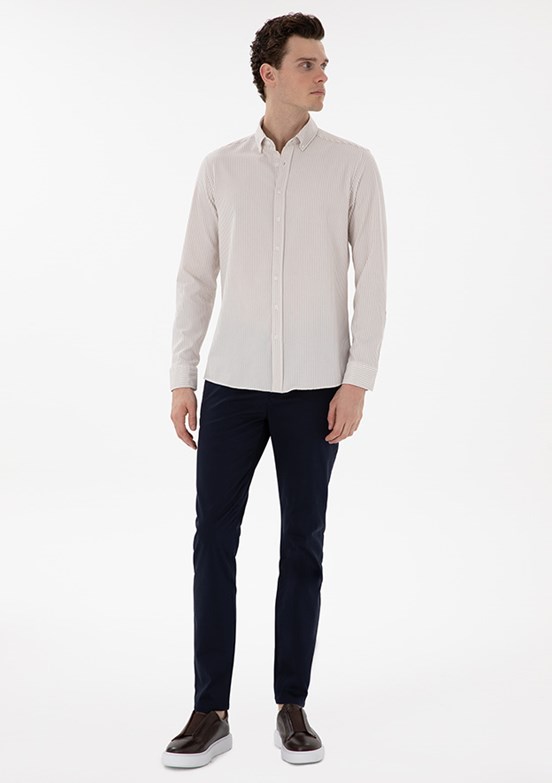PİERRE CARDİN Lacivert Erkek Slim Pantolon