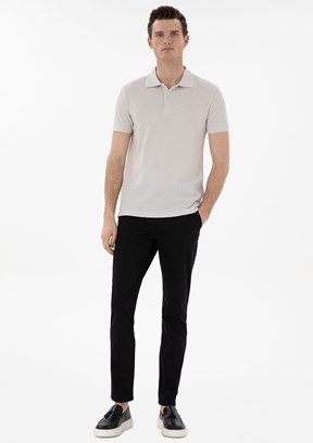 PİERRE CARDİN Siyah Erkek Slim Pantolon
