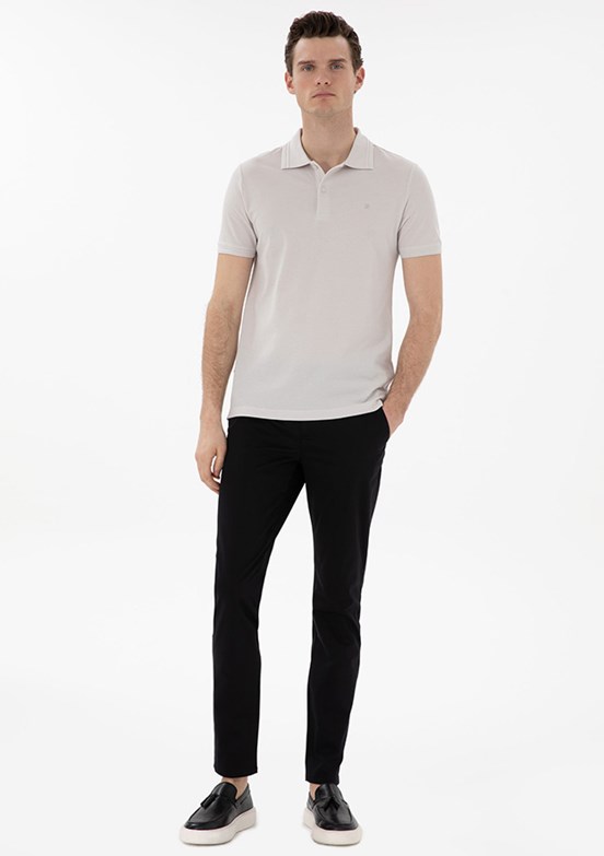 PİERRE CARDİN Siyah Erkek Slim Pantolon