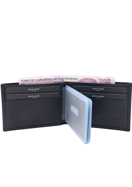 PİERRE CARDİN - PC-075 Erkek Çok Renkli Deri Cüzdan