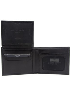 PİERRE CARDİN - PC-2243 Erkek Siyah Deri Cüzdan