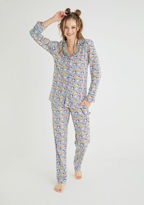 HELLO KİTTY Çok Renkli Kız Çocuk Pijama Takımı