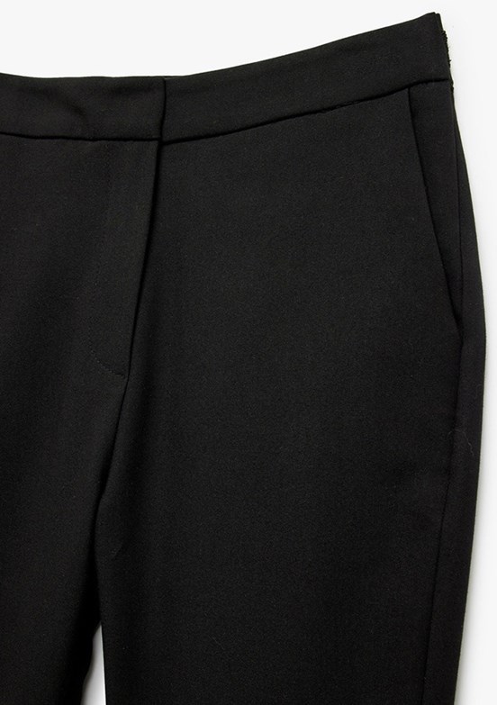 KOTON Siyah Kadın Yüksek Bel Slim Fit Cigarette Pantolon