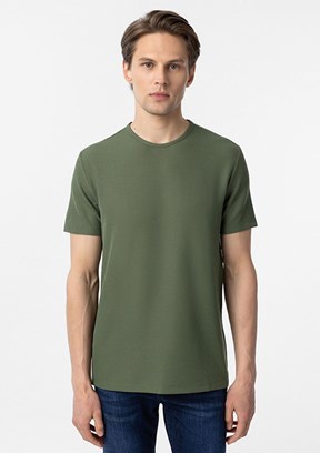 SÜVARİ Yeşil Erkek O Yaka T-Shirt