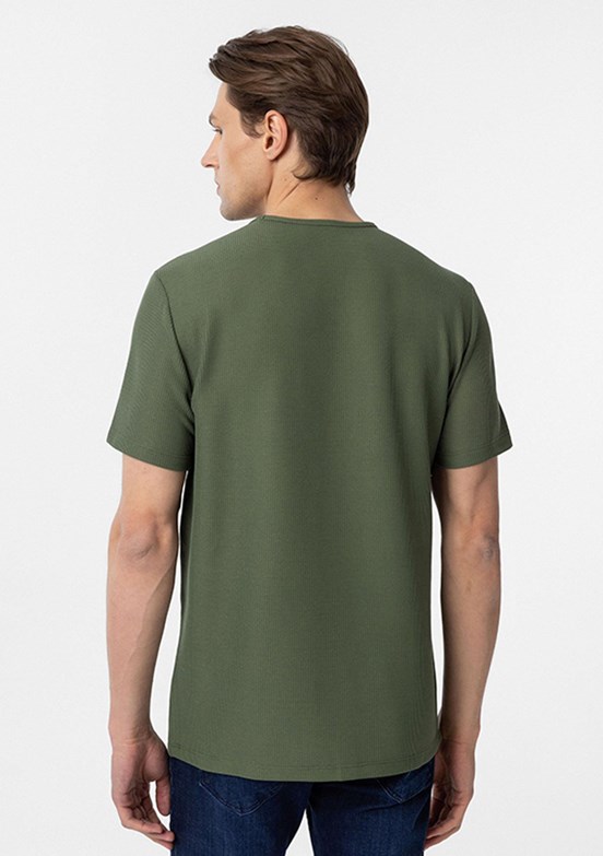 SÜVARİ Yeşil Erkek O Yaka T-Shirt