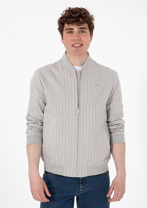 US POLO ASSN Gri Erkek Basic Ceket