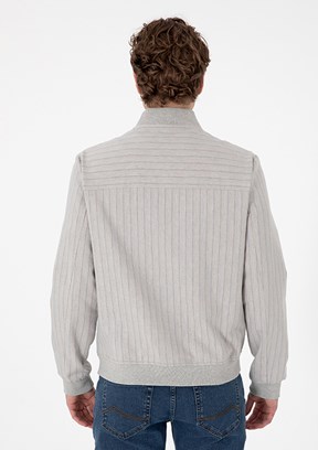 US POLO ASSN Gri Erkek Basic Ceket