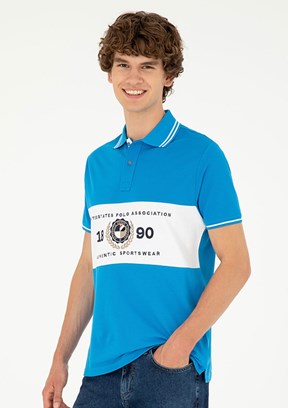 US POLO ASSN Mavi Erkek Regular T-Shirt