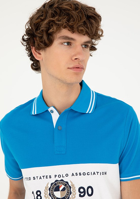US POLO ASSN Mavi Erkek Regular T-Shirt