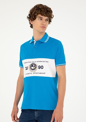 US POLO ASSN Mavi Erkek Regular T-Shirt