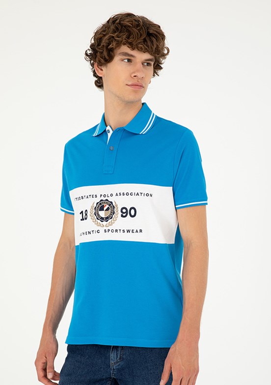 US POLO ASSN Mavi Erkek Regular T-Shirt