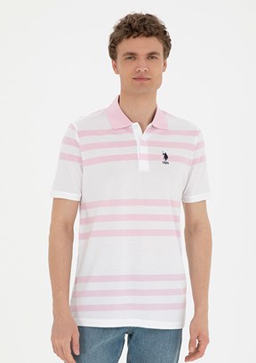 US POLO ASSN Pembe Erkek Regular T-Shirt