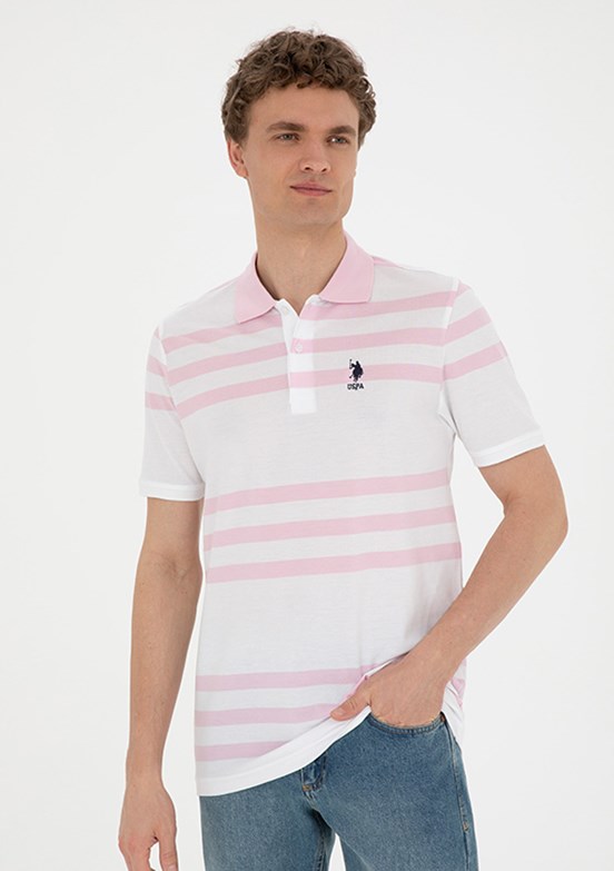US POLO ASSN Pembe Erkek Regular T-Shirt