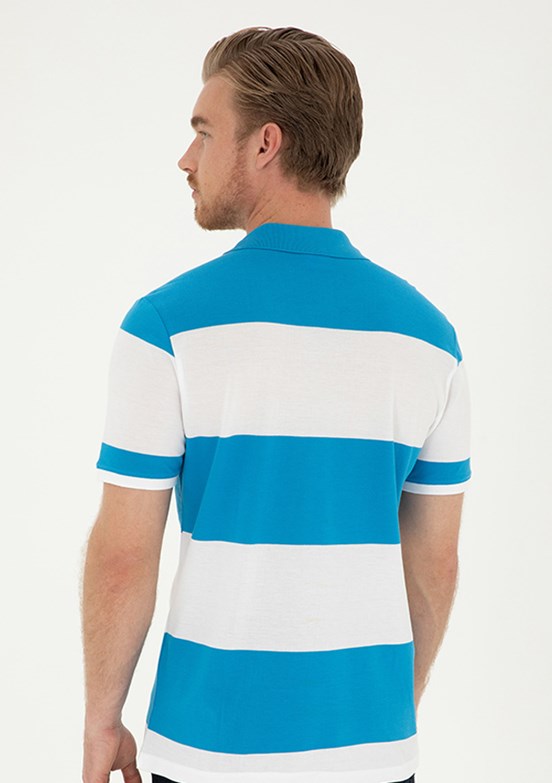 US POLO ASSN Mavi Erkek Regular T-Shirt