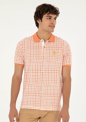 US POLO ASSN Turuncu Erkek Regular T-Shirt