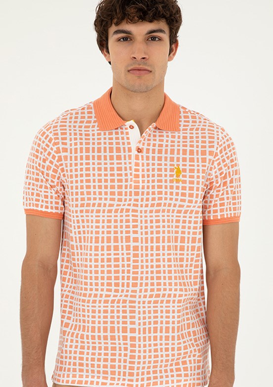 US POLO ASSN Turuncu Erkek Regular T-Shirt