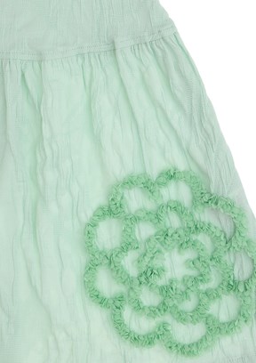 US POLO ASSN Yeşil Kız Çocuk Culotte Elbise