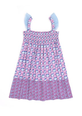 US POLO ASSN Pembe Kız Çocuk Örme Elbise