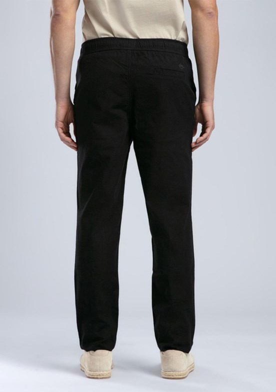 LEE COOPER Siyah New Beach Chino Erkek Dokuma Pantolon