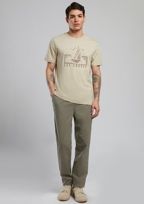 LEE COOPER New Beach Chino Haki Erkek Dokuma Pantolon