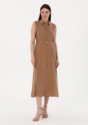 PIERRE CARDIN Kahverengi Kadın Regular Elbise