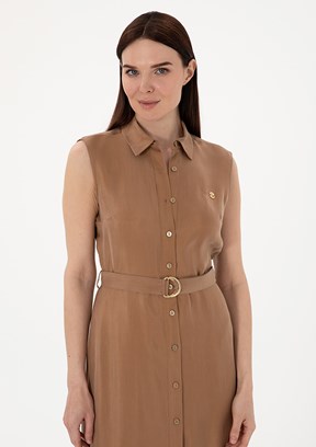 PIERRE CARDIN Kahverengi Kadın Regular Elbise