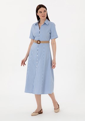 PIERRE CARDIN Mavi Kadın Regular Elbise
