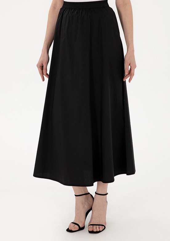 PIERRE CARDIN Siyah Kadın Oversize Etek