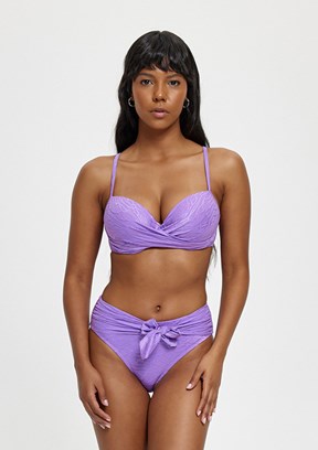 LOUREN Mor Kadın Boş Kaplı Bikini Takımı