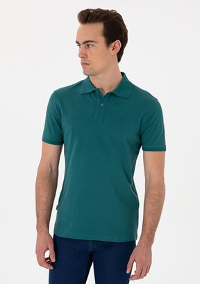 PİERRE CARDİN Yeşil Erkek Basic T-Shirt