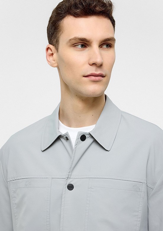 BACKANDBOND Gri Erkek Regular Mont