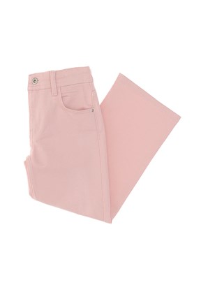 US POLO ASSN Pembe Kız Çocuk Rahat Kesim Jean Pantolon