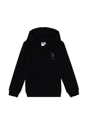 US POLO ASSN Siyah Erkek Çocuk Basic Sweatshirt