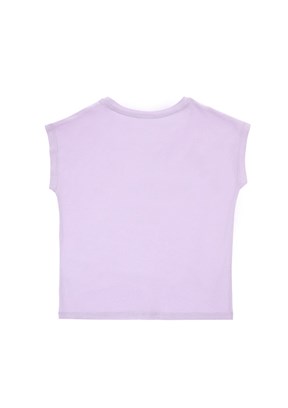 US POLO ASSN Mor Kız Çocuk Regular T-Shirt