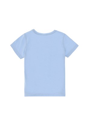 US POLO ASSN Mavi Kız Çocuk Basic T-Shirt