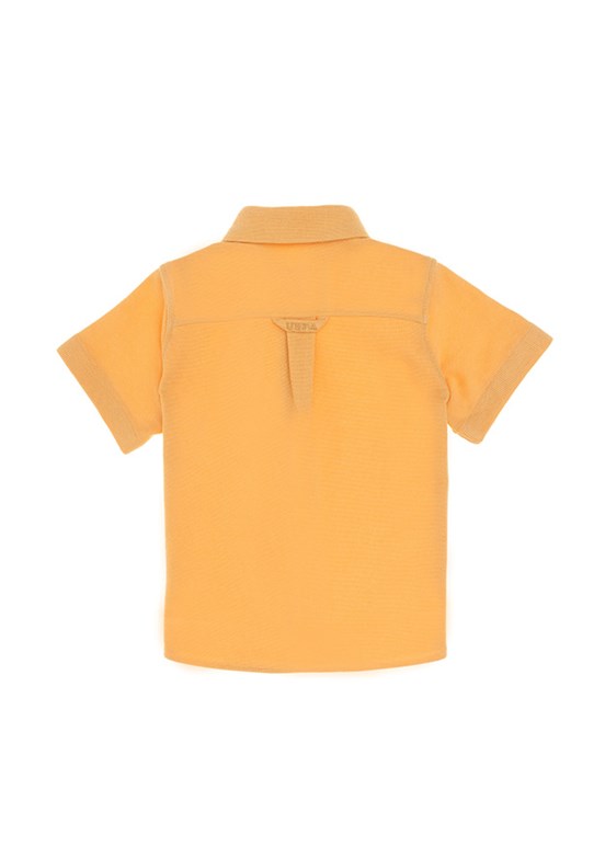 US POLO ASSN Turuncu Erkek Çocuk Regular Gömlek