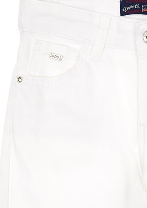 US POLO ASSN Beyaz Erkek Çocuk Slim Jean Pantolon