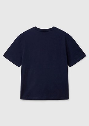 BENETTON Lacivert Erkek Çocuk Baskılı T-Shirt