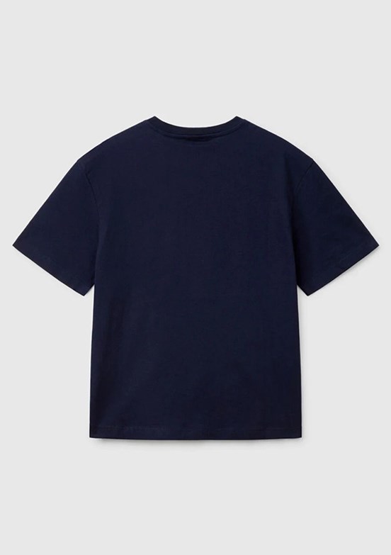 BENETTON Lacivert Erkek Çocuk Baskılı T-Shirt
