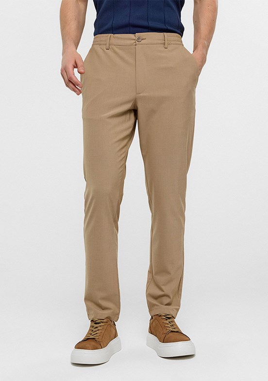 BACKANDBOND Bej Erkek Jogger Pantolon