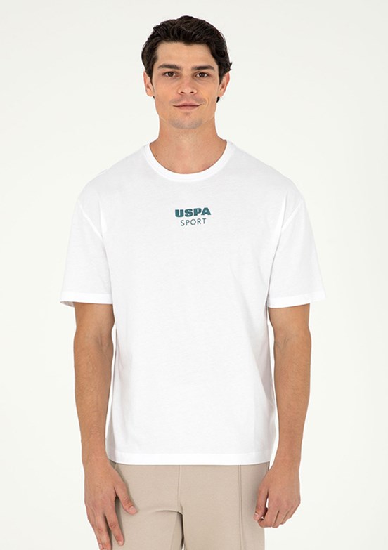 US POLO ASSN Beyaz Erkek Comfort T-Shirt