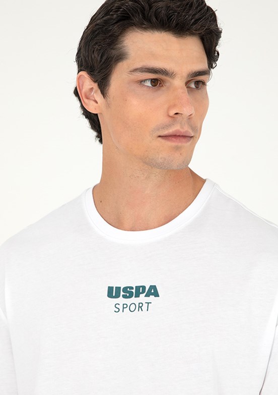 US POLO ASSN Beyaz Erkek Comfort T-Shirt