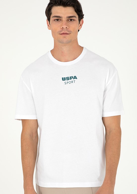 US POLO ASSN Beyaz Erkek Comfort T-Shirt
