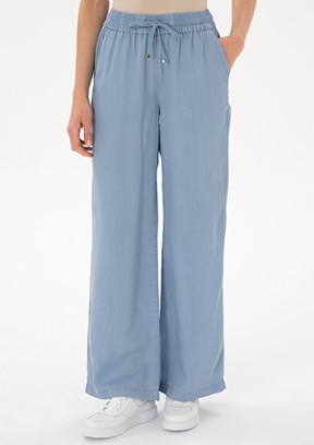 PIERRE CARDIN Mavi Kadın Relax Jean Pantolon
