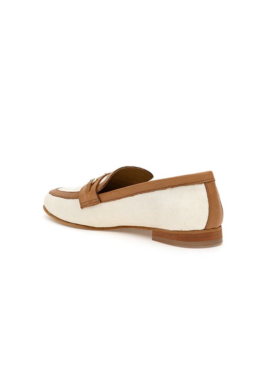 PIERRE CARDIN Ekru Kadın Loafer Ayakkabı