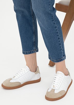 PİERRE CARDİN Beyaz Kadın Sneaker Ayakkabı