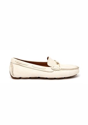 PİERRE CARDİN Beyaz Kadın Loafer Ayakkabı